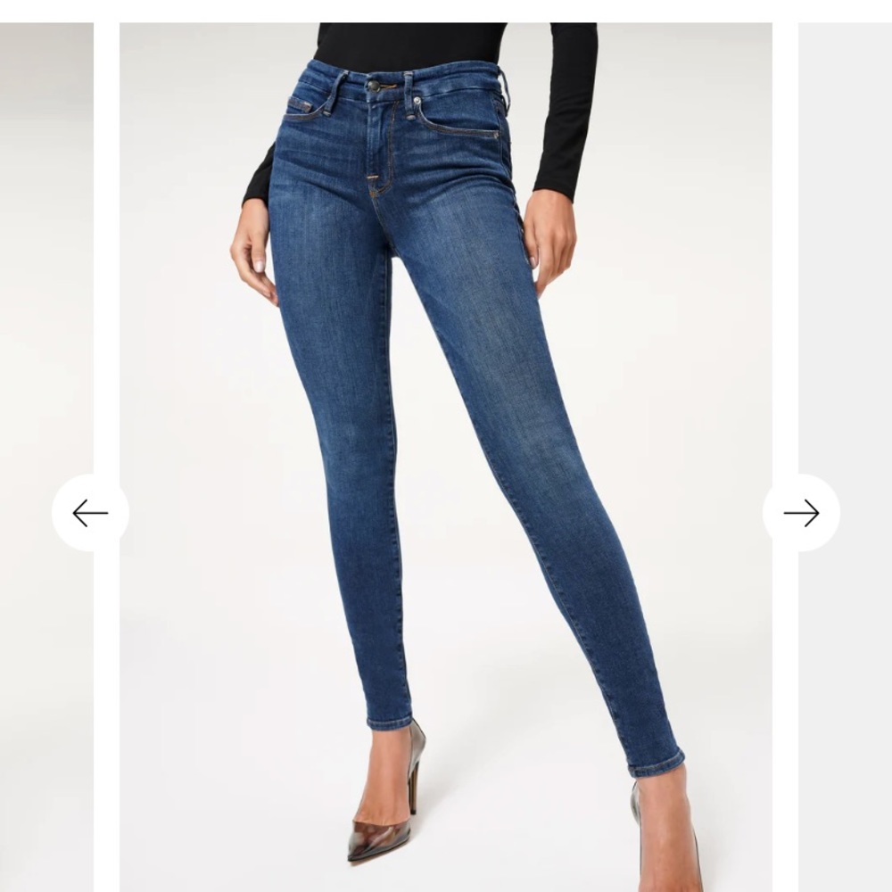 Good American good legs skinny stretch jeans. Never worn .‎ 99 retail - Picture 3 of 12